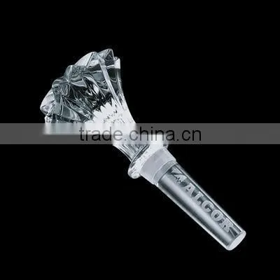 logo engraved crystal wine stopper bottle stopper
