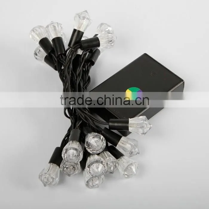 LED diamond string lights outdoor