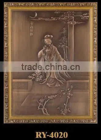 Customed Design Luxury Antique Aluminum Wall Mural Decoration