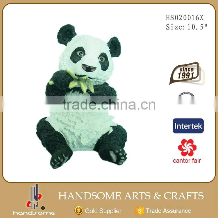10.5'' Inch Resin Home Decoration Panda Animal Statue