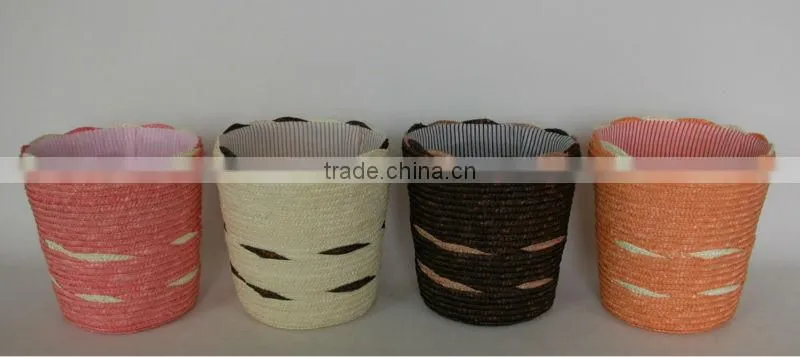 Chic straw bathroom storage basket & Seagrass basket