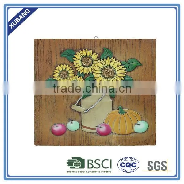 sunflower autumn Poly resin WALL DECOR home decor