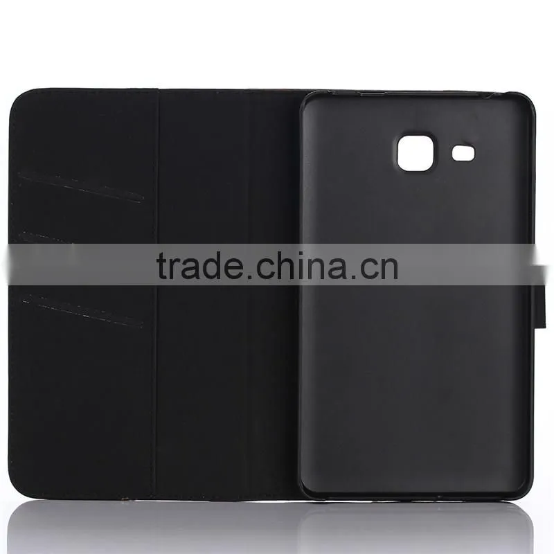 High quality crazy-horse PU card bumper/pocket cell phone case for Samsung Tablet