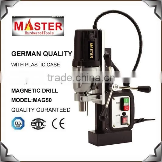 German Quality Hot sell Magnetic Base Drill with 2 speeds drill machine for sale(MAG32/60)60mm