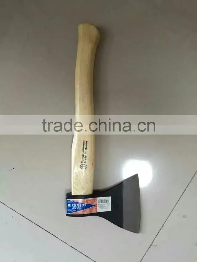 steel forged axe head