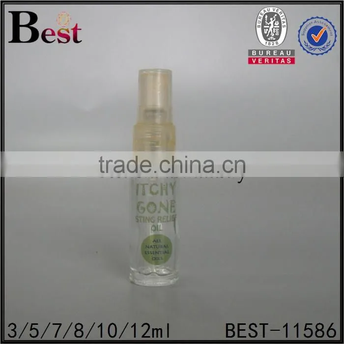 3ml 5ml 10ml mini perfume spray bottle empty perfume spray bottle round shape refill perfume atomizer spray bottle
