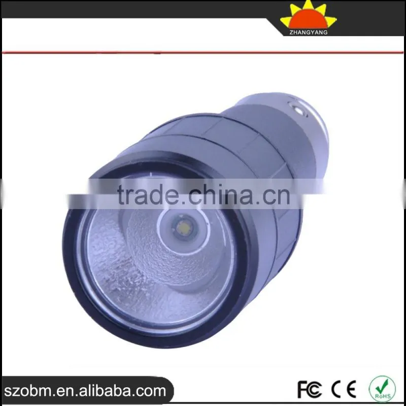 Wholesale OEM XP-E LED Portable Aerospace Aluminum Alloy Rechargeable Light LED Flashlight Torch