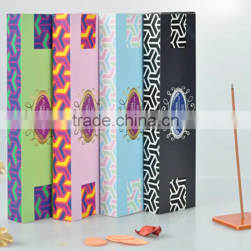 2015 HK home product fair incense gift/india cone incense/scented incense gift set/color incense sticks