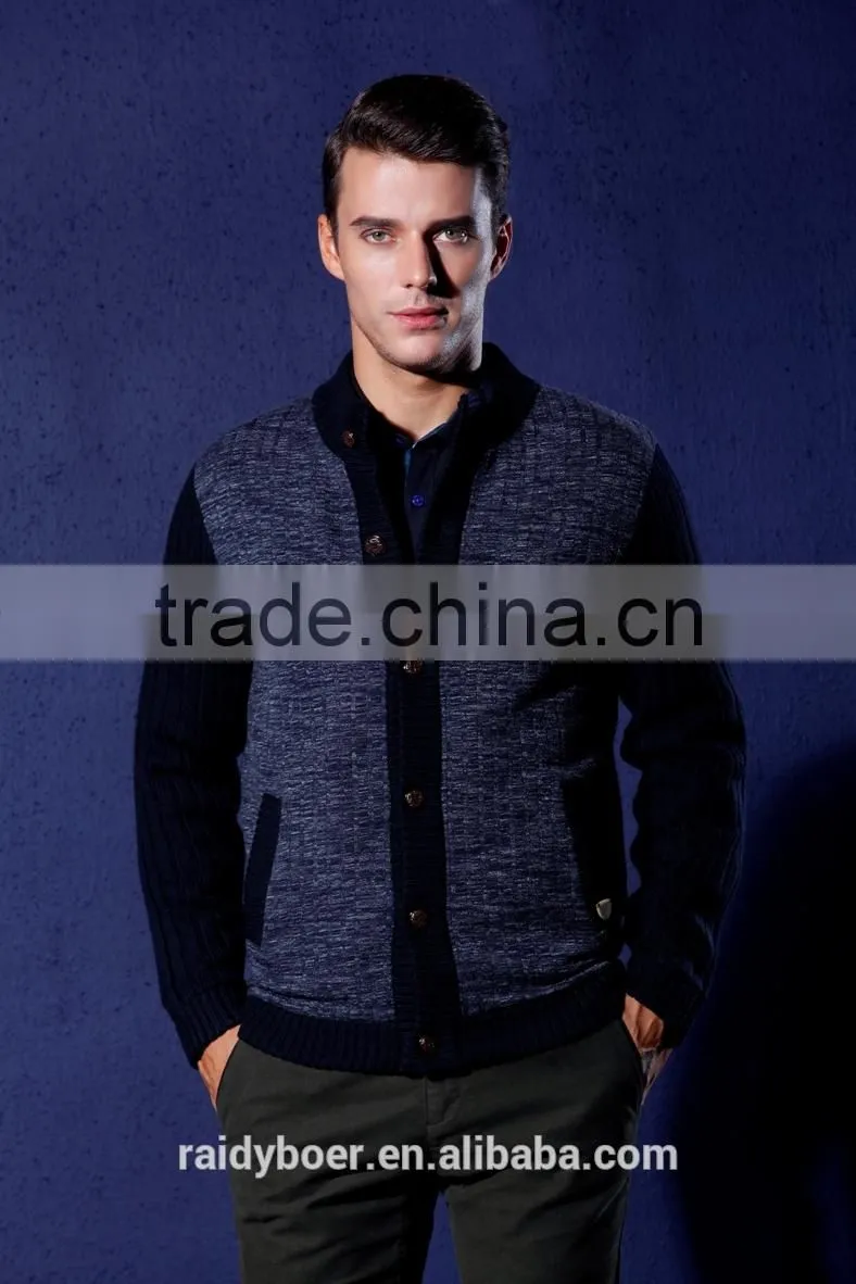 Men's high quality cardigan sweater