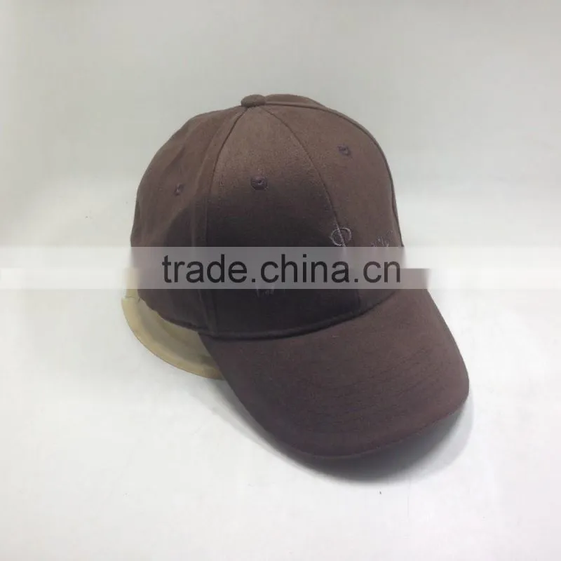 Heavy Brushed Cotton Cap Custom Embossed Buckle Sport Hat