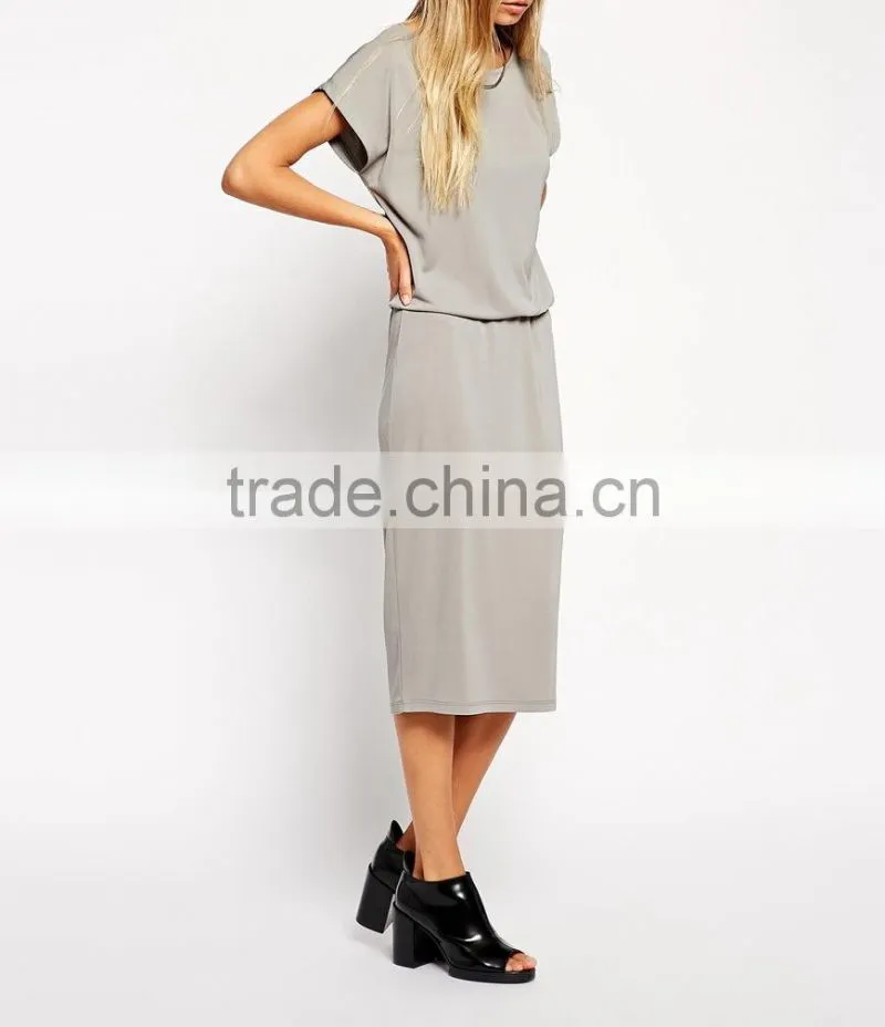 new elegant fashion lady prom party dress quality factory wholesale long dress with slit