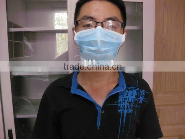 disposable tie-on surgical face mask