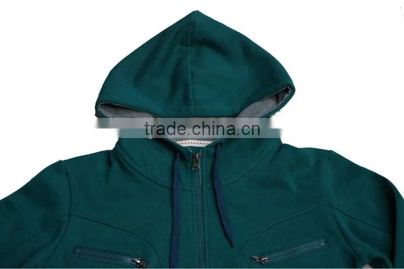 Newest fashion men hoodies zipper hooded sweatshirt