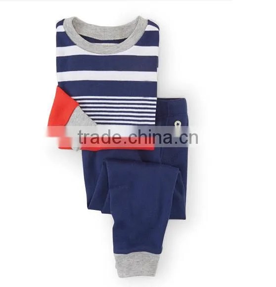 wholesale funny and old fashion korea cotton boys sleepwear or OEM kids/children pajamas