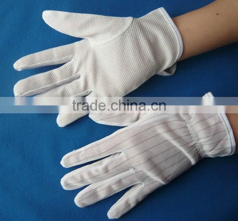 ESD PVC Dotted Glove