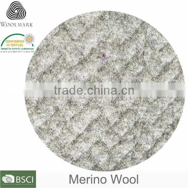 100% wool cashmere fabric wholesale for sweater