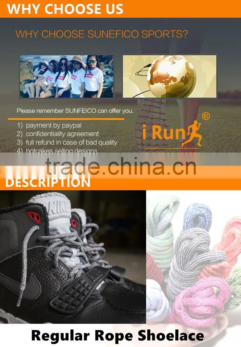 2017 Mix-Colored Pattern Hiking Skate Shoes Rope Laces - 130 CM Long Yeezy Round Laces for Climbing Boots - Retail Packaging
