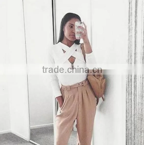 Foreign trade on the new long sleeve short