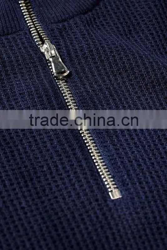 New Design Men's Knit Cardigan With Zipper Sweater