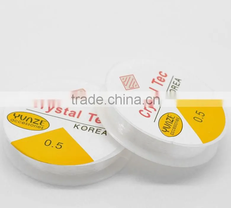 Wholesale Clear Beading Stretch Cord 0.5mm Transparent Beading Stretch Cord