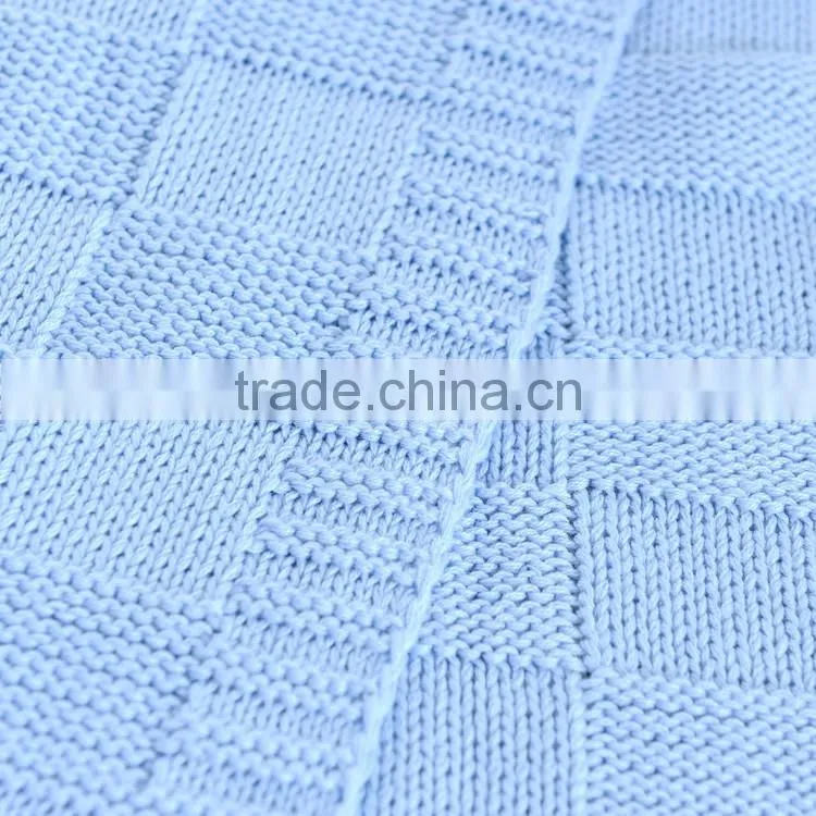 30"*60" plain newborn baby summer blanket 100% cotton baby blanket