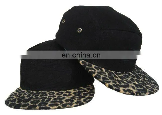 Fashion design 100% cotton print 5 panel sports hats