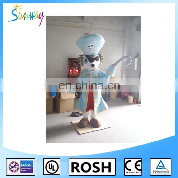2016 wolf cosplay costume/cartoon character mascot costumes