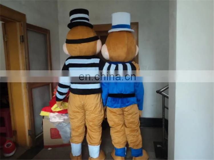 2016 Cute Long Plush squirrels two color Mascot costume