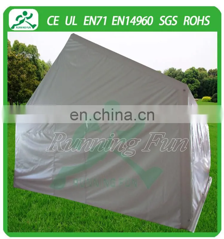 Custom design air sealed white inflatable tent