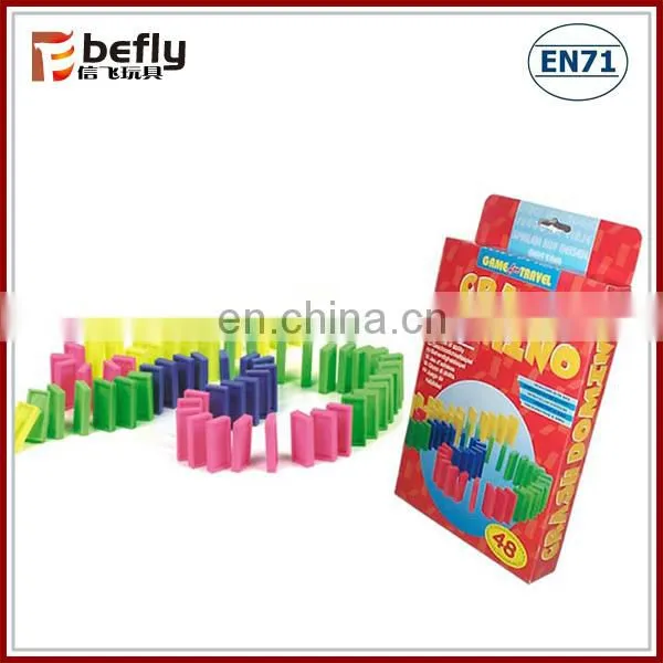 Crash domino colorful kids educational games