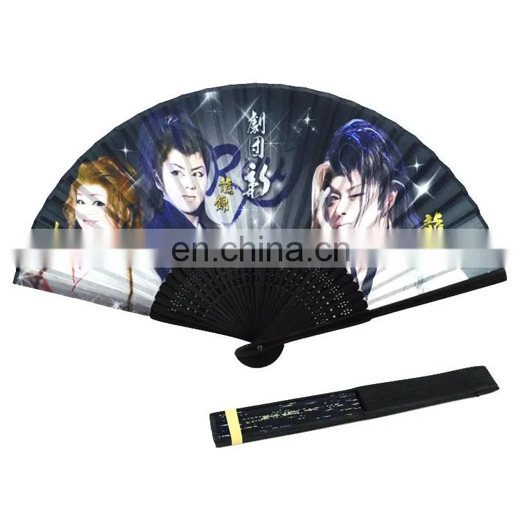 Personalized handheld customized bamboo hand fan