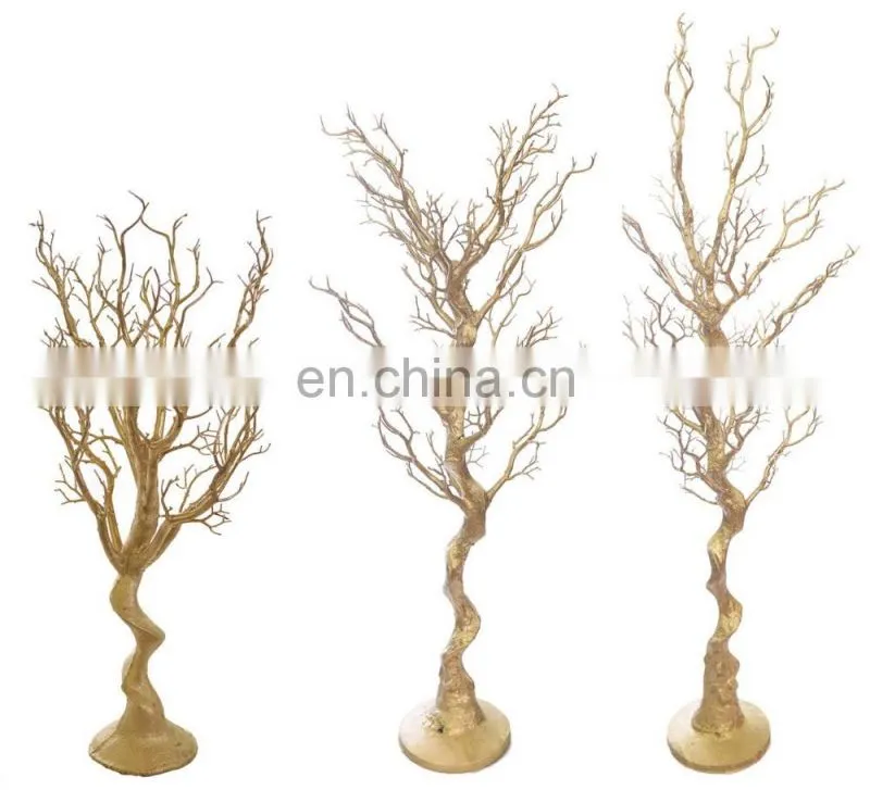 80cm 1.2m 1.8m Gold Manzanita Wedding Wishing Tree For Venue Centrepiece Decoration