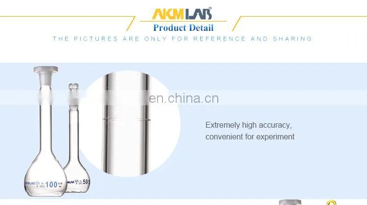 AKM LAB Glass A 100ml Volumetric Flask With Stopper