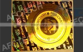 Embossed hologram film 3d laser hologram display sticker led