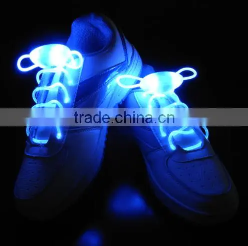 LED Flashing shoe laces Fiber Optic Shoelace Luminous Shoe Laces Light Up