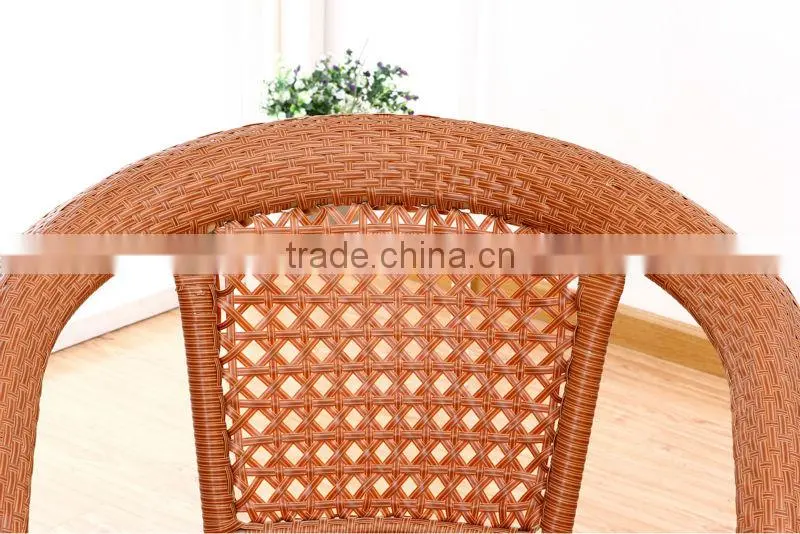 Contemporary rattan lounge suit for indoors and outdoors table with armchair ZG-16
