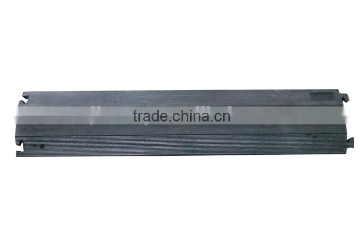 Lower Factoty Price 1035*135*20mm Soft Flexible 1 channels Rubber cable protector