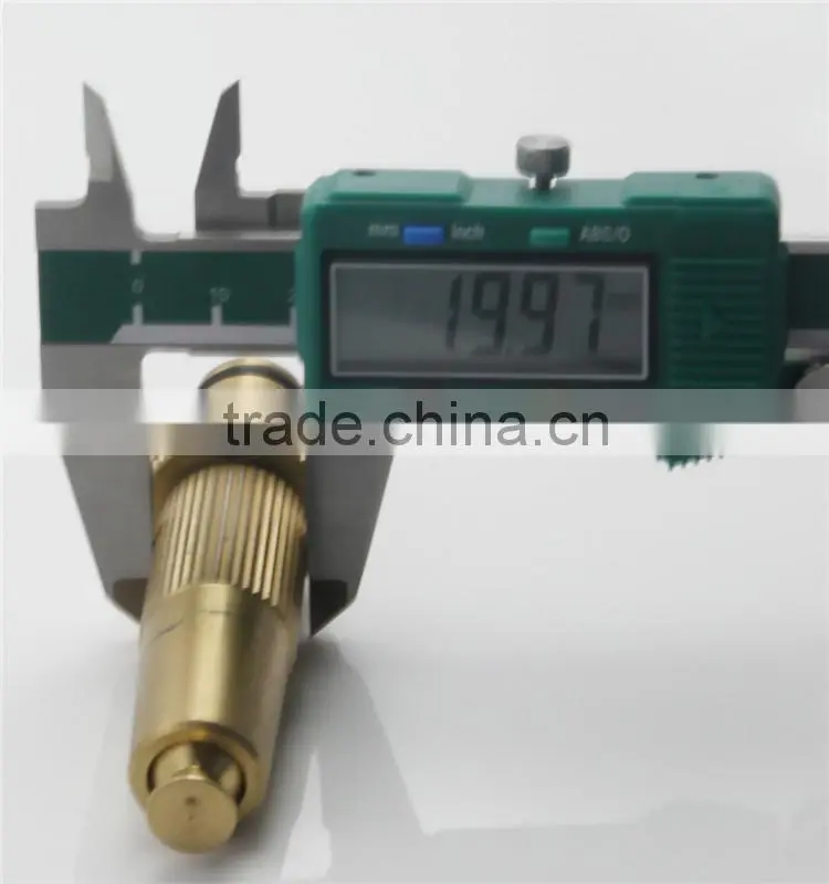 Copper adjustable garden water spray nozzle/ brass fitting