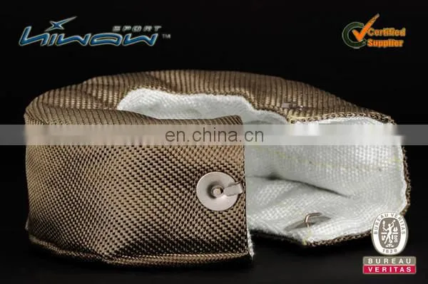 Racing Titanium Turbo Blanket In Air Intakes