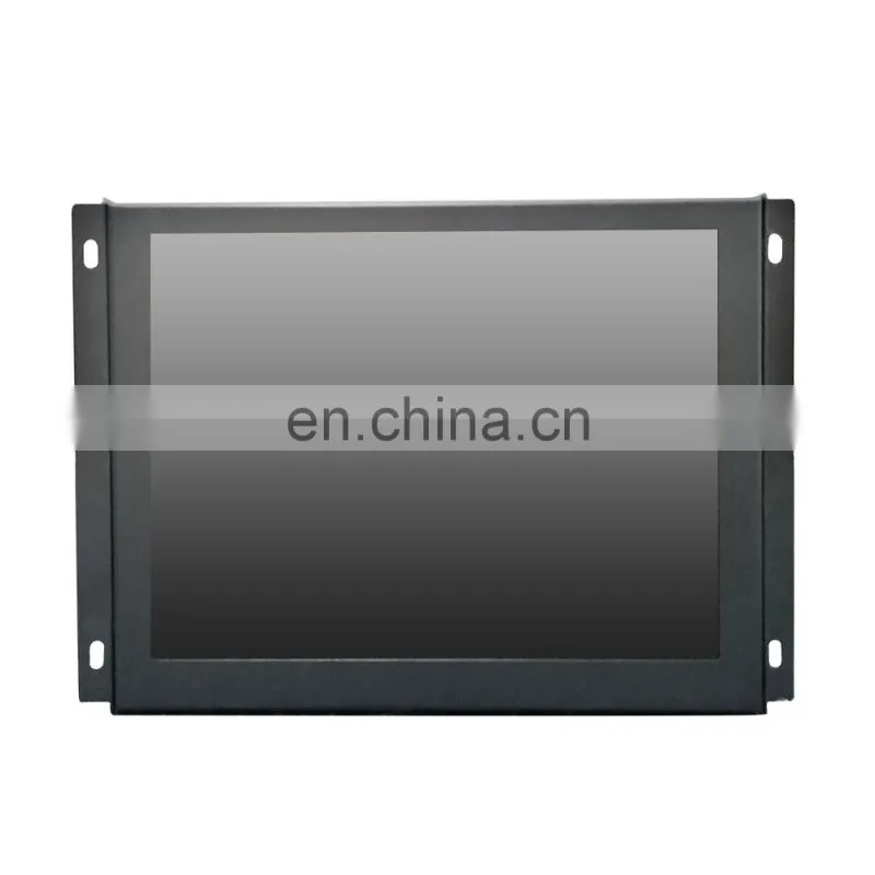 Industrial Metal Case Open frame Display Portable LCD Computer Monitor 8 inch