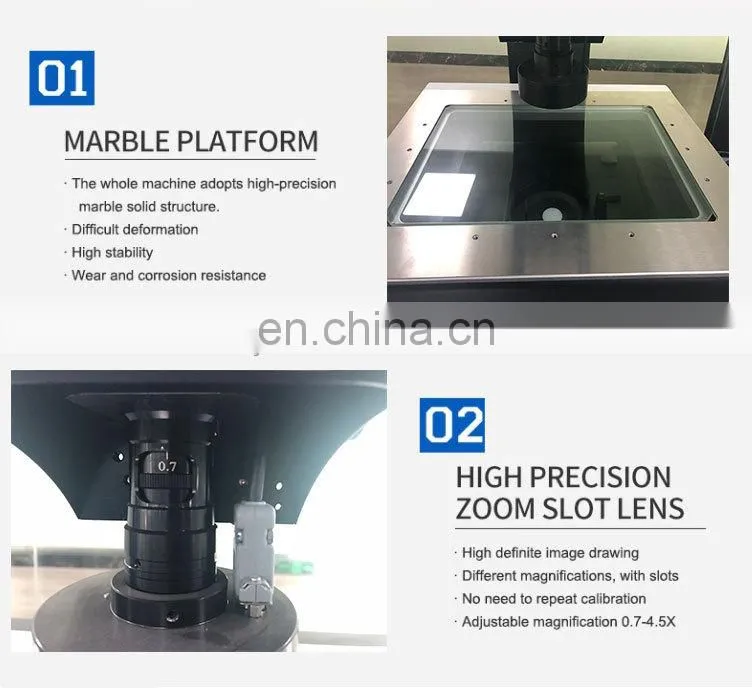 Liyi CNC CCD Vision Inspection Video Visual Measuring Machine For Automotive Electronic Industry