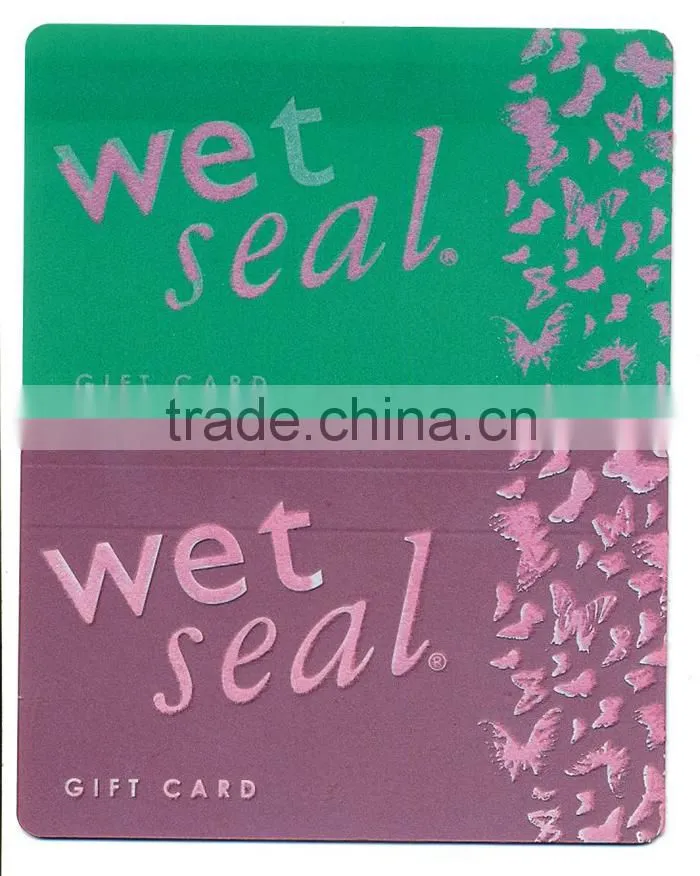 China Manufacturer Clear Transparent Card