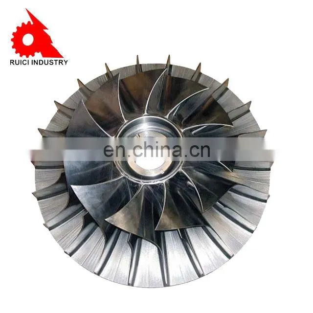 Custom precision investment casting stainless steel small steam turbine fan cast water pump impeller
