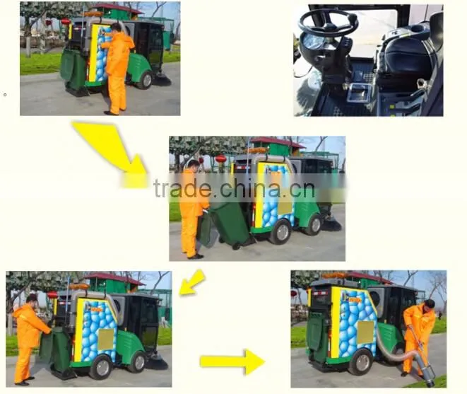 truck mounted highway vacuum sweeper