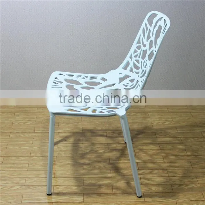 Aluminum outdoor furniture modern hollow forest garden chair