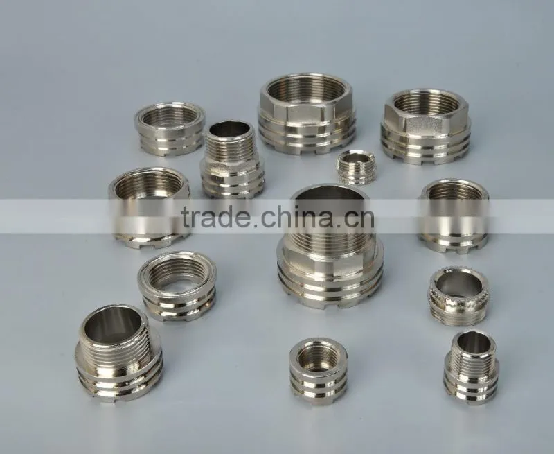 General NPT chrome or nickel plating ppr pipe fitting threaded inserts