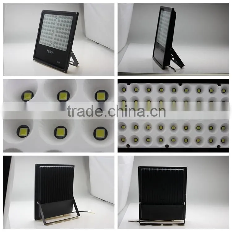 Factory wholesale new design Kroea chip 90-100lm/w ip65 outdoor 100w led flood light