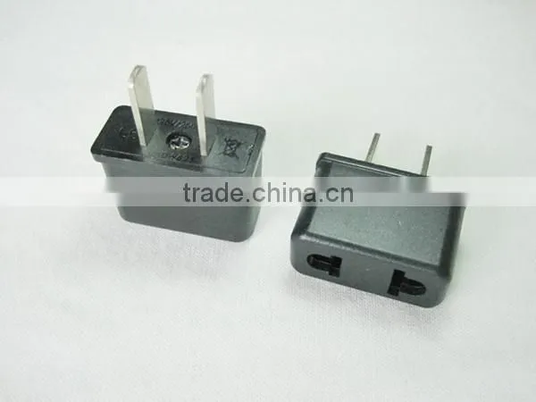 CE ROHS Approved ABS Material US Japan China Taiwan Type A to EU US Type C Plug Travel Adapter Converter