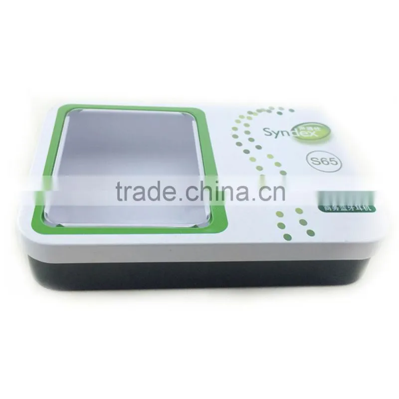 Half window electronic tin cans
