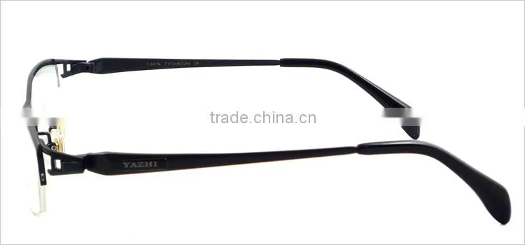 Fashion men semi-rimless pure titanium optical glasses frame